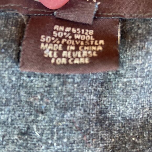 Luii Wool Blend Gray Ruffled Jacket Ladies Medium - Picture 6 of 6